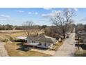 House's aerial view showing its location and neighborhood at 535 5Th St, Chester, SC 29706