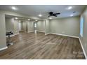 Spacious living area with hardwood floors and neutral walls at 808 Eastview St, Shelby, NC 28152