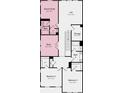 Second floor plan with loft, bedrooms, and baths at 3116 Beacon Heights Rd, Indian Land, SC 29707