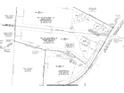 Aerial view of a property showing lot lines, dimensions, and surrounding features at 3433 Grey Rd, Davidson, NC 28036