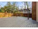 Large deck with pergola and privacy fence at 69 Honeysuckle Woods, Clover, SC 29710