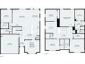 Detailed floor plan showcasing the layout of this two-story home at 14247 Canemeadow Dr, Charlotte, NC 28278