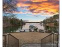 Scenic lake view with private dock and firepit at 3917 Acacia N Rd, York, SC 29745