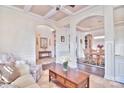 Open living room with adjacent dining area and hardwood floors at 5600 Ballenger Ct, Waxhaw, NC 28173