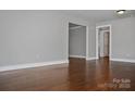 Hardwood floors throughout the living and dining areas at 1007 W Horah St, Salisbury, NC 28144