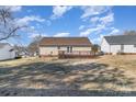 Backyard view showing a deck and a grassy area at 550 Strathclyde Way, Rock Hill, SC 29730