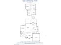 Detailed floor plan showcasing the layout of the home including bedrooms, kitchen, and deck at 133 Castaway Trl, Mooresville, NC 28117