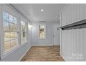 Light and airy entryway, featuring wood floors at 4618 New Town Rd, Waxhaw, NC 28173