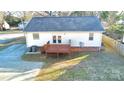 Home features a deck and spacious backyard at 1105 Mount Olivet Rd, Kannapolis, NC 28083