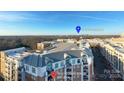 Aerial view showing the location of the condo in Uptown Charlotte at 4620 Piedmont Row Dr # 504, Charlotte, NC 28210