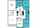 Upper floor plan featuring owner's suite, bedrooms, and laundry at 9934 Cask Way, Huntersville, NC 28078