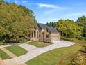 Luxury home with a large driveway and private backyard at 209 E Glenview Dr, Salisbury, NC 28147