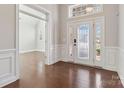 Bright entryway with hardwood floors and access to other rooms at 4855 Star Hill Ln, Charlotte, NC 28214