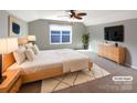 Main bedroom with plush carpeting and ample space for furniture at 9140 Carneros Creek Rd, Charlotte, NC 28214