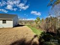Expansive backyard with lush greenery and potential for landscaping, blending seamlessly with the natural surroundings at 505 Grandiflora Ave, Lancaster, SC 29720