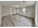 Bright living room featuring hardwood floors and an open layout at 105 Valley Ave, Clover, SC 29710