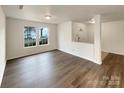 Bright living room with hardwood floors and lots of natural light at 3418 Pikes Peak Dr, Gastonia, NC 28052