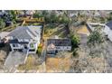 Aerial view showing a house and surrounding properties at 1715 Dunkirk Dr, Charlotte, NC 28203