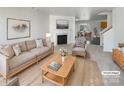 Bright living room featuring a fireplace and neutral decor at 3217 Ian Patrick Ave, Kannapolis, NC 28083