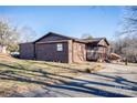 Side view of the house, showing the backyard at 3510 Flint Dr, Statesville, NC 28677