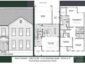 Pinot floorplan showing a 3-bedroom, 2.5-bath home with a 2-car attached garage at 270 Gilead Rd, Huntersville, NC 28078