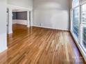 Bright living room featuring hardwood floors and lots of natural light at 8806 Glenside St, Huntersville, NC 28078