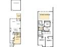 Two-story floor plan featuring an owner's retreat and two-car garage at 10121 Mamillion Dr, Huntersville, NC 28078
