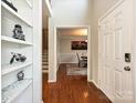 View of entryway with hardwood floors and access to living spaces at 364 Holstein Dr, Dallas, NC 28034
