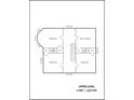 Upper level floor plan, 1578 sq ft, includes bonus room and 2 bedrooms at 2948 W Main St, Claremont, NC 28610