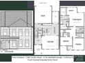 Detailed floor plan showcases the layout with 3 bedrooms, 2.5 baths, a study, and a 2-car attached garage at 272 Gilead Rd, Huntersville, NC 28078