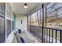 Cozy front porch with seating, providing a comfortable space to enjoy the outdoors at 776 Washington Ln, Kannapolis, NC 28083