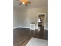 Spacious living area with hardwood floors at 907 Sioux St, Monroe, NC 28110