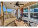 Relaxing rocking chairs on a spacious front porch at 1301 Brandy Ln # 7, Shelby, NC 28152