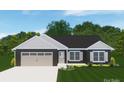 Dark brown house with beige garage and well-manicured lawn at 5177 Flay Rd, Lincolnton, NC 28021
