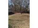 Large backyard with mature trees and shed at 784 Crestmont Se Dr, Concord, NC 28025