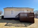 Newly built deck and backyard at 624 Windy Hill Dr, Gastonia, NC 28052