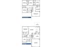 Two-story home floor plan with four bedrooms, and a spacious Gathering room at 166 Swann Rd # 5, Statesville, NC 28625