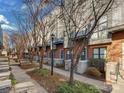 Townhouse community with a courtyard and landscaping at 471 M St, Charlotte, NC 28204