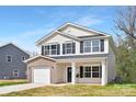 Charming two-story home featuring a brick-accented garage, a welcoming front porch, and great curb appeal at 1116 Thayer Glen Ct, Charlotte, NC 28213