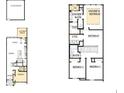 Two-story floor plan; features 3 bedrooms, 2.5 bathrooms, and a 2-car garage at 10115 Mamillion Dr, Huntersville, NC 28078