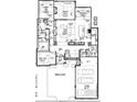 Main level floor plan featuring a Gathering room, kitchen, dining area, garage, and office at 722 Hillside Ave, Charlotte, NC 28209