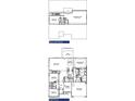 Detailed floor plan showcasing layout of the home's two floors, including bedrooms, kitchen, and living areas at 160 Swann Rd # 6, Statesville, NC 28625