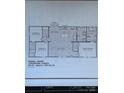 Detailed floor plan showing 3-bedroom, 2-bath layout with spacious living and dining areas at 339 Pine Lake Dr # 760, Troy, NC 27371