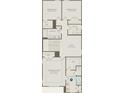 Second-floor plan with owner's suite, two additional bedrooms, a loft, and dedicated laundry space at 14036 Penbury Ln # 333, Charlotte, NC 28278