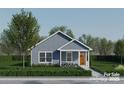 A charming one story home with a covered porch and landscaped front yard at 0 Shaver St # 2, Salisbury, NC 28144