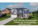 Beautiful two-story home featuring a well-manicured lawn and a two-car garage at 137 Tenth Green Ct, Statesville, NC 28677