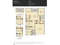 Floorplan featuring a kitchen, 2-car garage, great room, owner's suite, breakfast area, and 2 bedrooms at 5944 Oak Branch Cir, Maiden, NC 28650