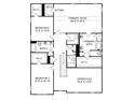 Second-floor layout features a primary suite, a sitting area, and three additional bedrooms with two baths at 4022 Vista Pine Dr, Charlotte, NC 28215