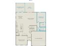 First floor floorplan including a kitchen, dining room, great room, bedroom, and 2 car garage at 12025 Grinstead Ln # 299, Charlotte, NC 28278