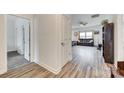 Hallway showcasing modern doors and access to a spacious living area at 611 N York St, Gastonia, NC 28052